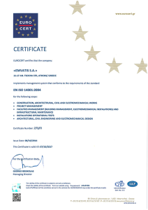 CERTIFICATION-ISO-14001